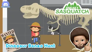 Sneaky Sasquatch Walkthrough - Dinosaur Bones Hunt Walkthrough