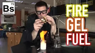 Fire Gel Fuel - Made from Egg Shells and Vinegar!