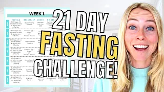 🔴 21 Day Fall Intermittent Fasting Challenge! [join me!!]