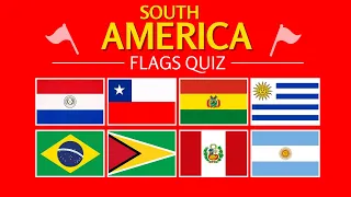 In 3 Minutes: Can You Guess ALL South American Countries by their Flags?