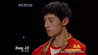 张继科 Zhang Jike 100602 After 2010 World Team Championship  Zhang Jike Cut