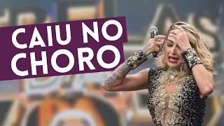 Cantora faz homenagem a Lady Gaga e cai no choro no Faustão