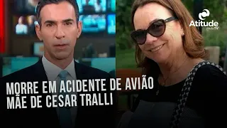 Morre mãe do Jornalista da Globo, Cesar Tralli; Jornalista se afasta do Jornal Hoje.