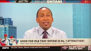 Stephen A Smith  makes racist comments about shohei ohtani speaking Japanese