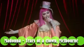 Madonna Australia " take a bow" 2016 - Tears of a clown