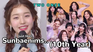 twice *fangirling* over 4th gen female idols in 2024
