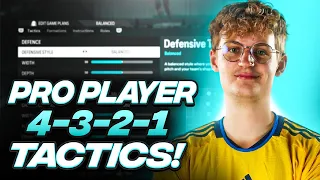 PRO PLAYER OLLELITO META 4321 FORMATION & CUSTOM TACTICS! - EAFC 24 ULTIMATE TEAM