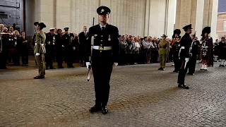 Anzac Day 2013, Menin Gate Ypres, Belgium. (Abide with me). Pipers.