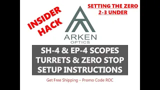 ARKEN OPTICS ZERO STOP  HACK