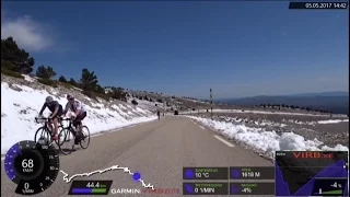 60 Minute Uphill Extreme Cycling Training Mont Ventoux France Full HD