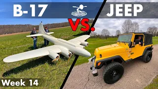 Will our 20 Foot B-17 Be Able to Pull a Jeep!