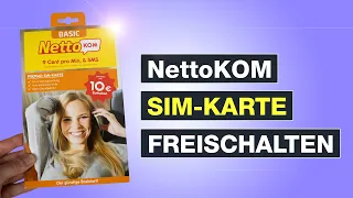 Nettokom freischalten und SIM Karte aktivieren - Tutorial Testventure