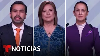 Mexicanos reaccionan a los ataques del tercer y último debate electoral | Noticias Telemundo