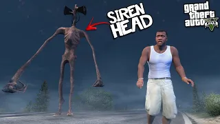 SIREN HEAD has found LOS SANTOS - Finally Franklin Escaped from the Sirenhead (GTA 5 Mods)