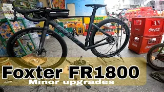 Foxter Fr1800 upgrade/Raw VLog/ Speedone hub/Road bike to Gravel bike set up