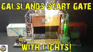 Gaslands main gate with lights!