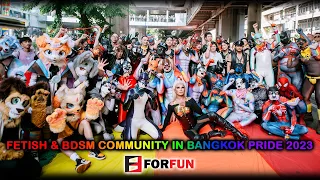 Fetish & BDSM Community in Bangkok Pride 2023 ​🌈🥰⛓️ 🐶