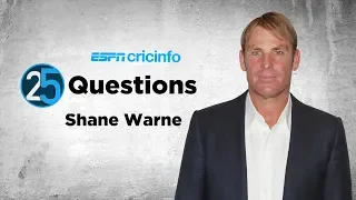 25 Questions with Shane Warne: Dinner with Waugh or Buchanan?