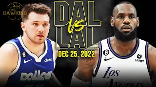 Los Angeles Lakers vs Dallas Mavericks Full Game Highlights | NBA Christmas 2022 | FreeDawkins