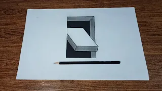 Easy tricks to draw 3D optical illusions on paper - simple drawing tutorial