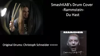 Rammstein - Du Hast - Drum Cover - SmashKAB