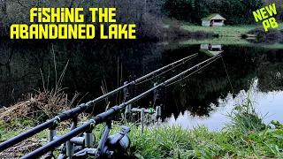 FISHING A PRIVATE**ABANDONED** CARP FISHING LAKE...***NEW PB***