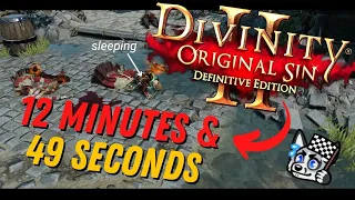 The Fastest Act 1 in Divinity Original Sin 2 History! 12:49 Former World Record