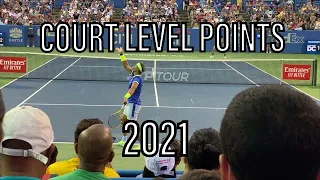 BEST COURT LEVEL POINTS 2021 PT2 - FT. NADAL ALCARAZ FEDERER DJOKOVIC MUSETTI RUNE