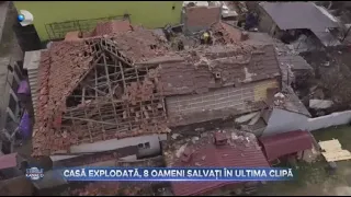 Stirile Kanal D - Casa explodata! 8 oameni salvati in ultima clipa! | Editie de seara