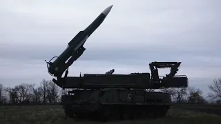 Russian Buk-M3 and Buk-M2 anti-aircraft missile systems in Ukraine