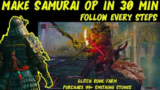 Make your Samurai OP | elden ring samurai beginner guide