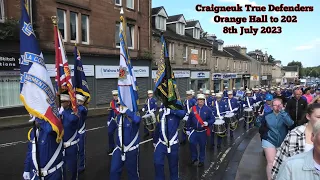 Craigneuk True Defenders - Orange Hall to 202