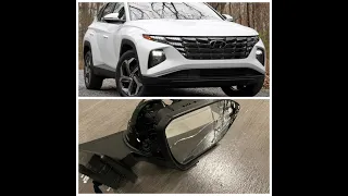 Replacing the passenger mirror on a 2022-2024 Hyundai Tucson SEL