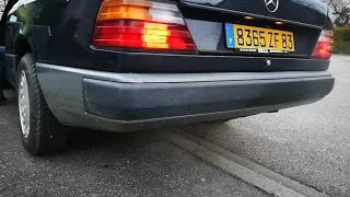 MERCEDES W124 300CE exhaust note without silencer