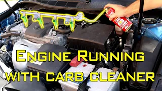 Fuel Injection cleaning Toyota Camry 2017/HOW TO clean injection Directly without disassembling