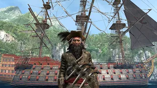 Blackbeard + La Dama Negra Legendary Ship & Skull Crew [Mod] || Assassin's Creed 4: Black Flag