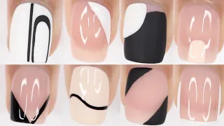 9 EASY NAIL IDEAS! | minimal nail art compilation | neutral nail art