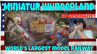 Miniatur Wunderland OFFICIAL VIDEO - world’s largest model railway | railroad - REACTION -First time