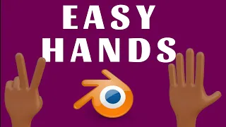 How to Make Hands in Blender | EASY Blender beginner Tutorial (Blender 2.9)