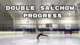 Figure Skating Double Salchow Progress