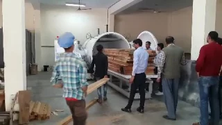 High Frequency vacuum wood drying kilns from SAGA