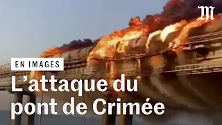 Explosion du pont de Crimée : Poutine accuse les services secrets ukrainiens