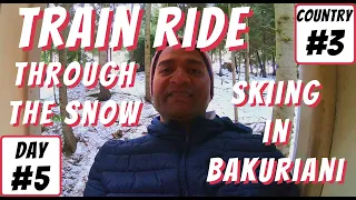 Toy train ride through snow (English Subtitles)