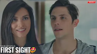 Love at first sight 😍🥰 | BGM4STATUS | Love videos ❤| First sight 💙