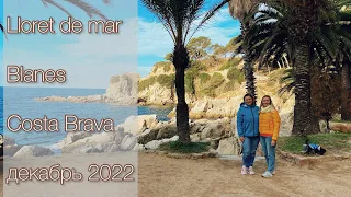 ВЛОГ Costa Brava в декабре Lloret de mar и Blanes БОНУС рождественская елка Бланес🎄