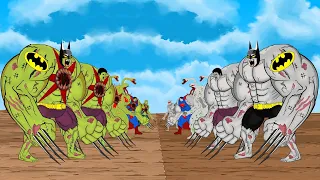 ZOOMBIE HULK & SPIDER-MAN, VENOM, SUPERMAN vs ZOOMBIE BATMAN [2024] | SUPER HEROES MOVIE ANIMATION