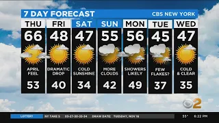 New York Weather: CBS2 11/17 Evening Forecast at 6PM