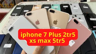 29/9/22 Hàng mới nhiều máy rẻ đẹp iPhone 7pl 2tr5 8pl xs Xsm 5t5 11 11Prm Samsung M20 A51 A71 giá rẻ