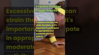 9 Factors that Can Trigger Arthritis