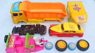 Truck, Auto Rickshaw, Jcb, Truck Body Parts Open Video | Auto Rickshaw | Truck Video | Toys Assemble